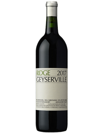 2017 Ridge Geyserville Zinfandel Santa Cruz