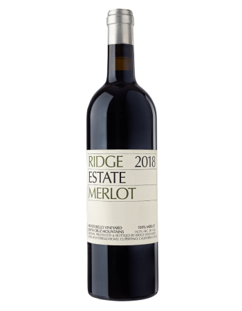 2018 Ridge Estate Merlot Santa Cruz