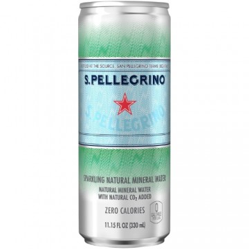 San Pellegrino Sparkling Natural Mineral Water 8 x 330ml