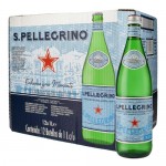 San Pellegrino Sparkling Natural Mineral Water 6 x 1L